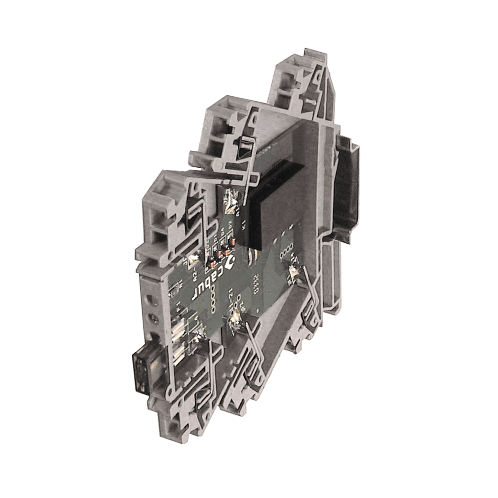 Relay Terminal Block With Integral Fuse Protection, 24Vac/dc, 30Vac, 6A